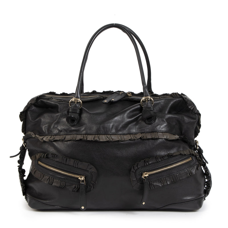 Koop authentieke tweedehands Gucci Black Shoulder Bag aan de juiste prijs veilig online LabelLOV webshop luxe merken winkelen LabelLOV Antwerpen België