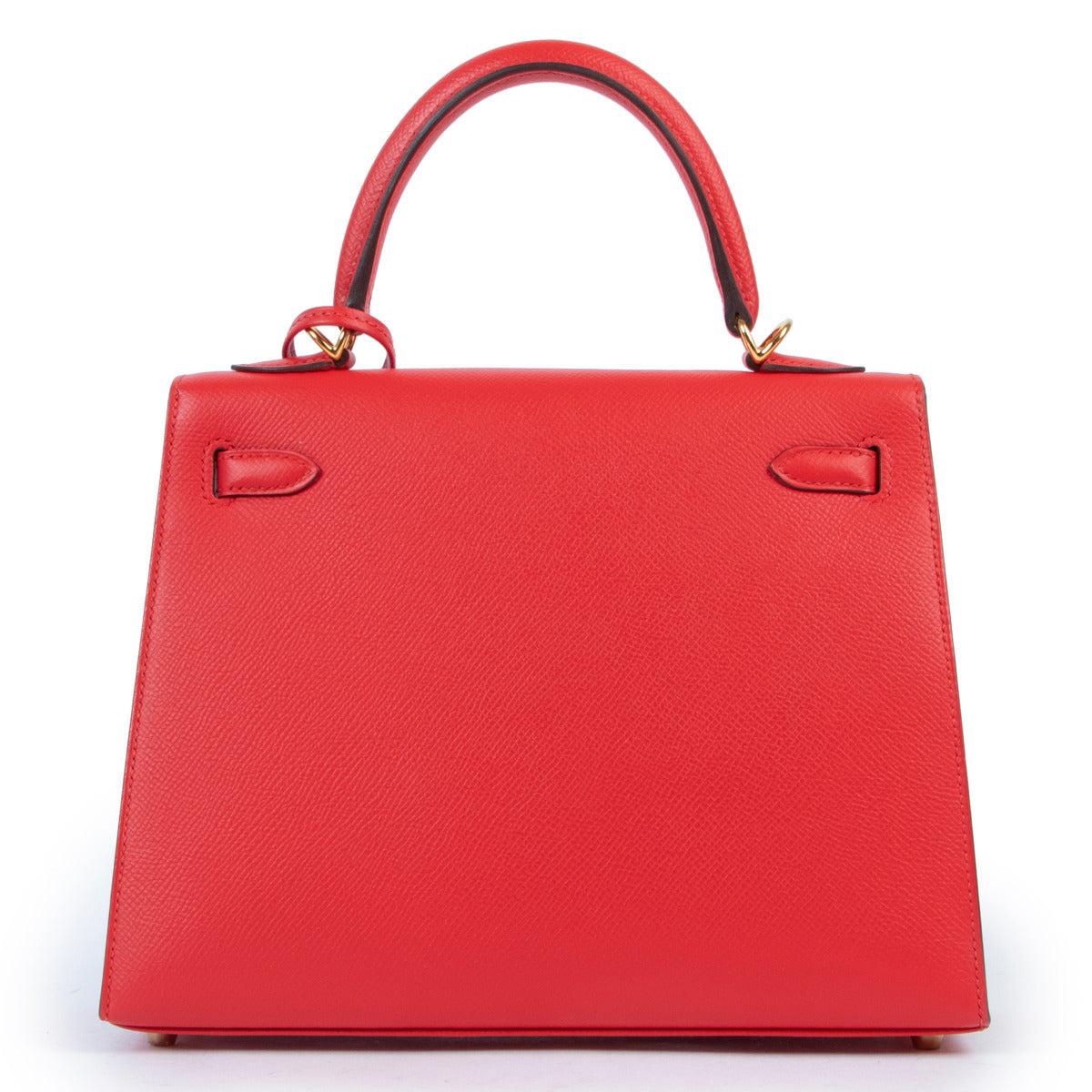 Hermès Kelly 25 Rouge Tomate Epsom GHW