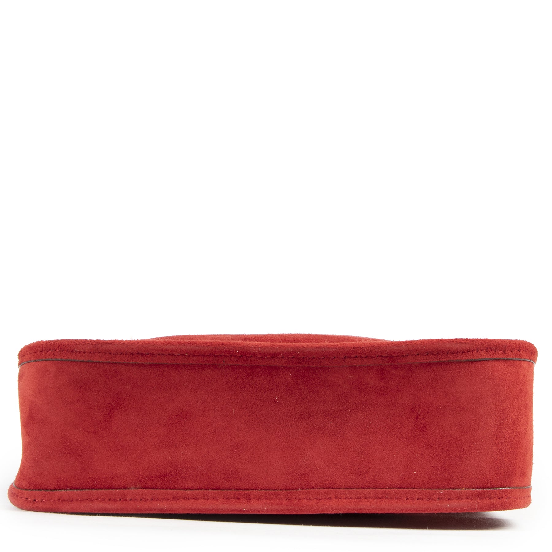 shop safe online Hermes Bordeaux Vespa Pm Suede Crossbody Bag