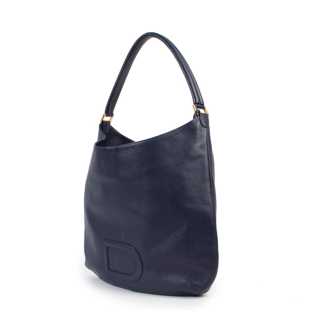 authentic secondhand Delvaux Blue Le Louise Shoulder bag