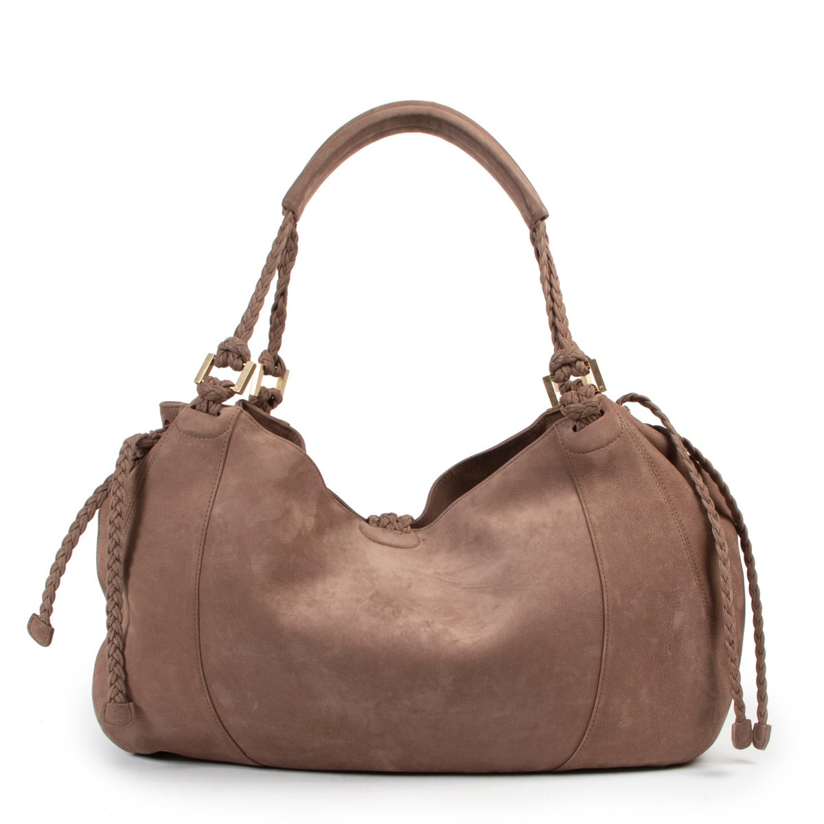 Delvaux taupe shoulder bag