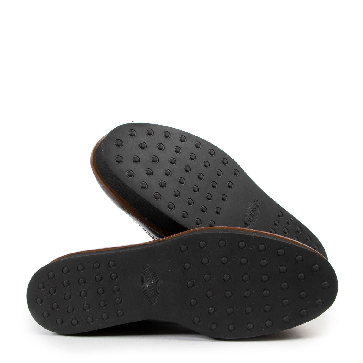 Tod's Leather Black Flats