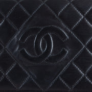 Chanel Black Quilted Shoulder Bag detail vintage designer bag online