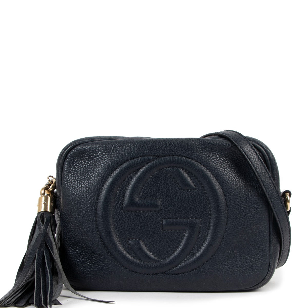 Gucci Navy Blue Soho Disco Camera Bag