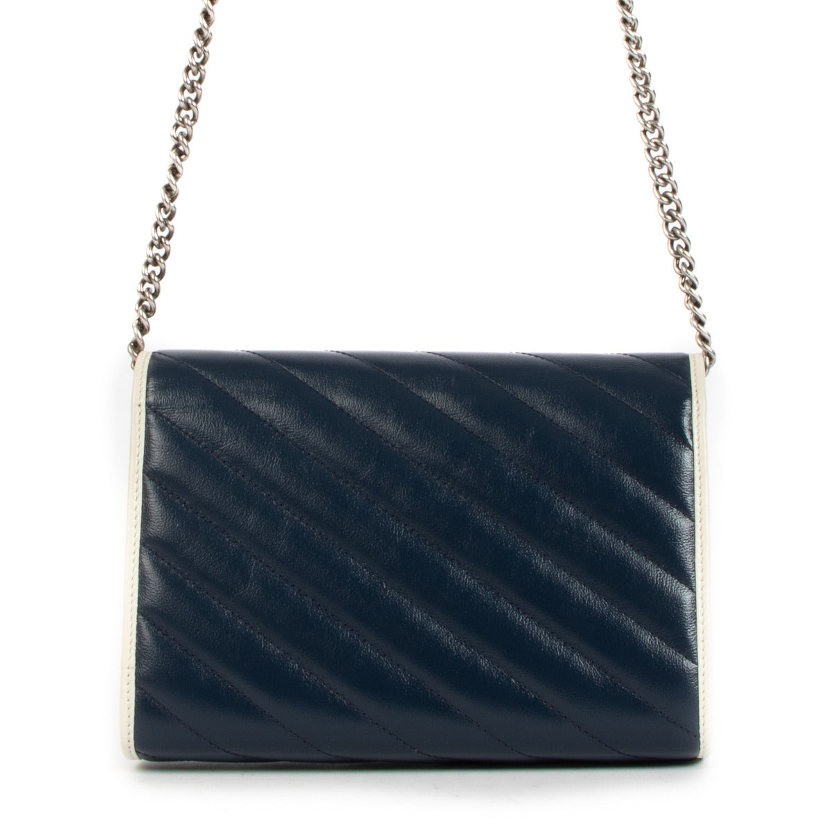 Gucci Blue GG Marmont Chain Bag