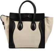 Are you looking for an authentic designer Céline Mini Bicolor Toile Luggage Top Handle Bag?