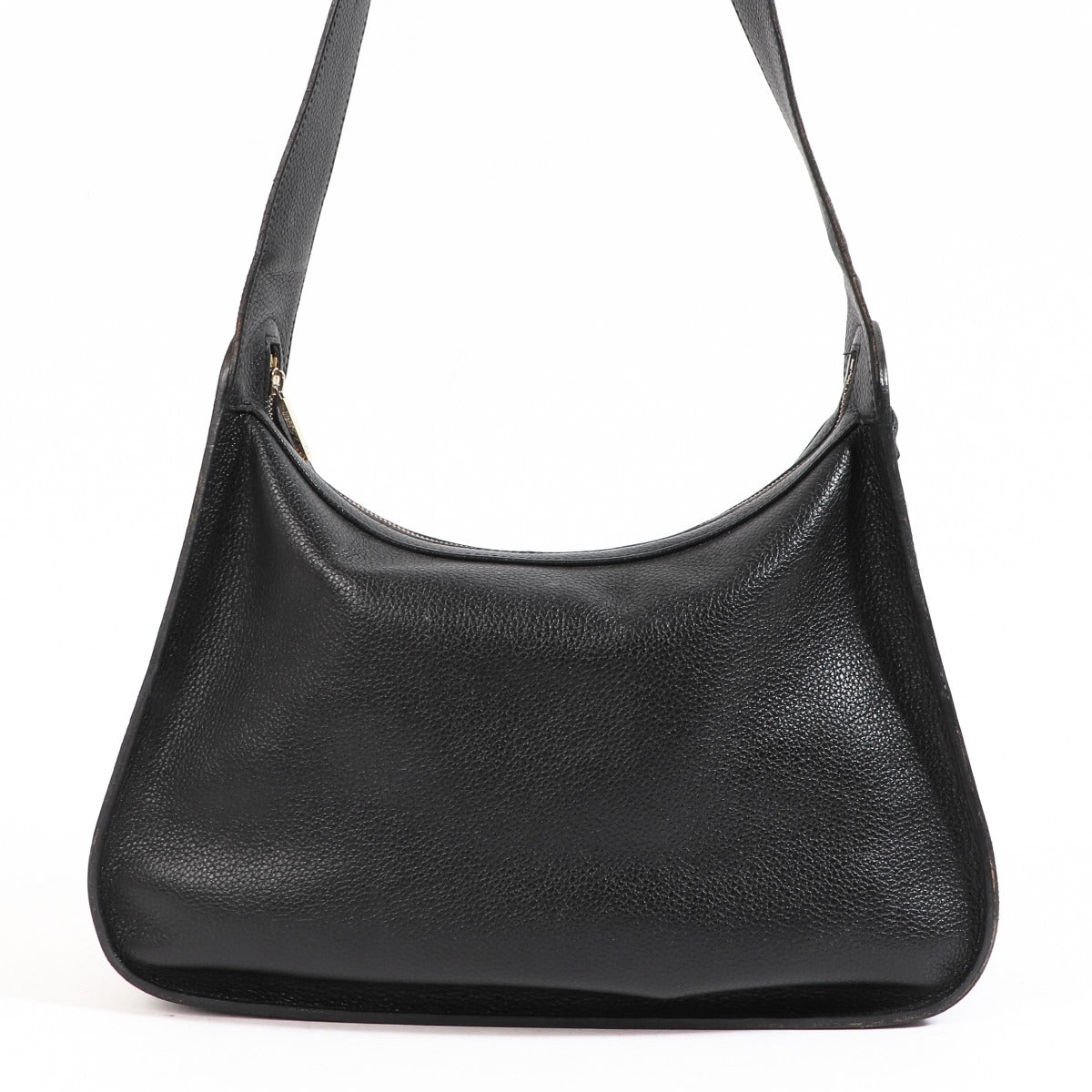 Delvaux Pensée Black Calfskin Leather Shoulder Bag