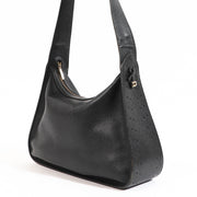 Delvaux Pensée Black Calfskin Leather Shoulder Bag