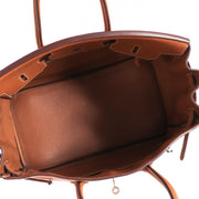 Hermes birkin 35 logo stamp detail