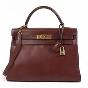 Hermes kelly 32, hermes kelly chocolat, hermes kelly grain lisse, hermes grain lisse, hermes tweedehands kelly, hermes kelly seconde main