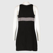 Authentic preloved Chanel 13P Black Knit Graphic Panels Dress on Labellov.com