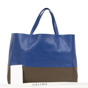 We buy and sell your authentic Céline Lambskin Horizontal Bi-Color Cabas Shoulder Ba