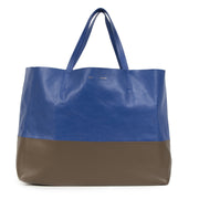 Céline Lambskin Horizontal Bi-Color Cabas Shoulder Bag for the best price at Labellov