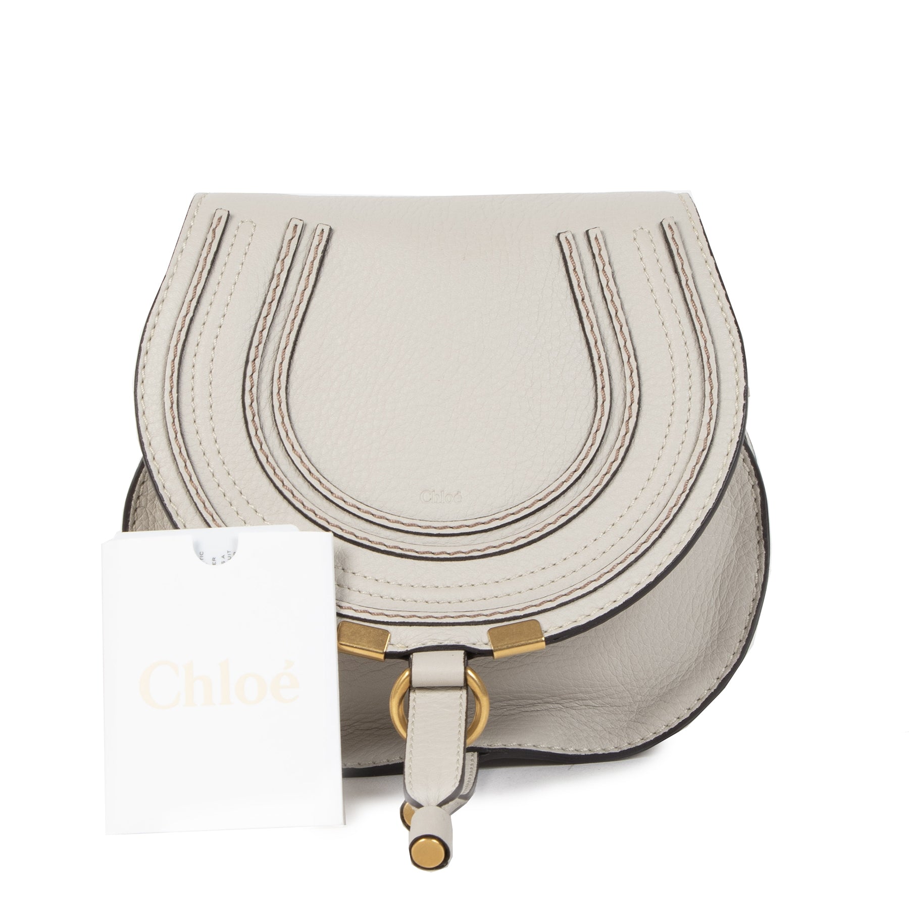 Authentieke tweedehands vintage Chloé Light Cloud Mini Marcie Crossbody Bag buy online webshop LabelLOV