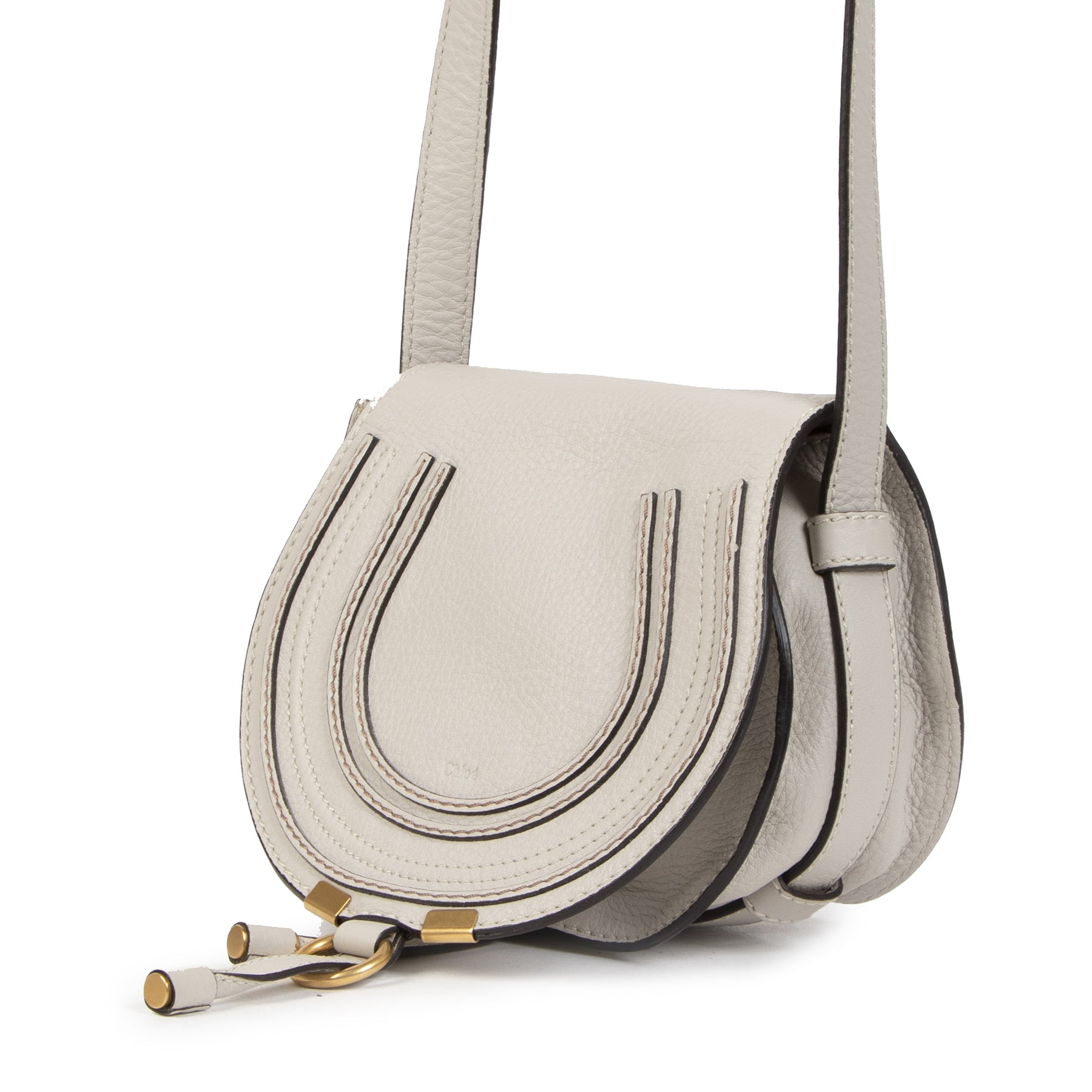 Authentieke tweedehands vintage Chloé Light Cloud Mini Marcie Crossbody Bag buy online webshop LabelLOV