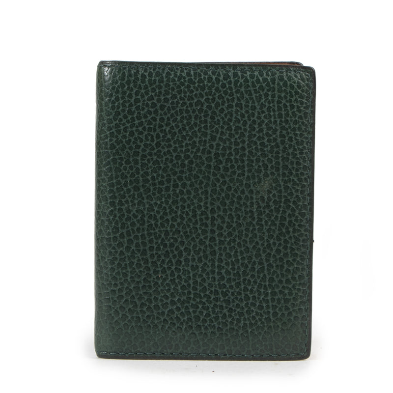 koop veilig online Delvaux Green Card Holder