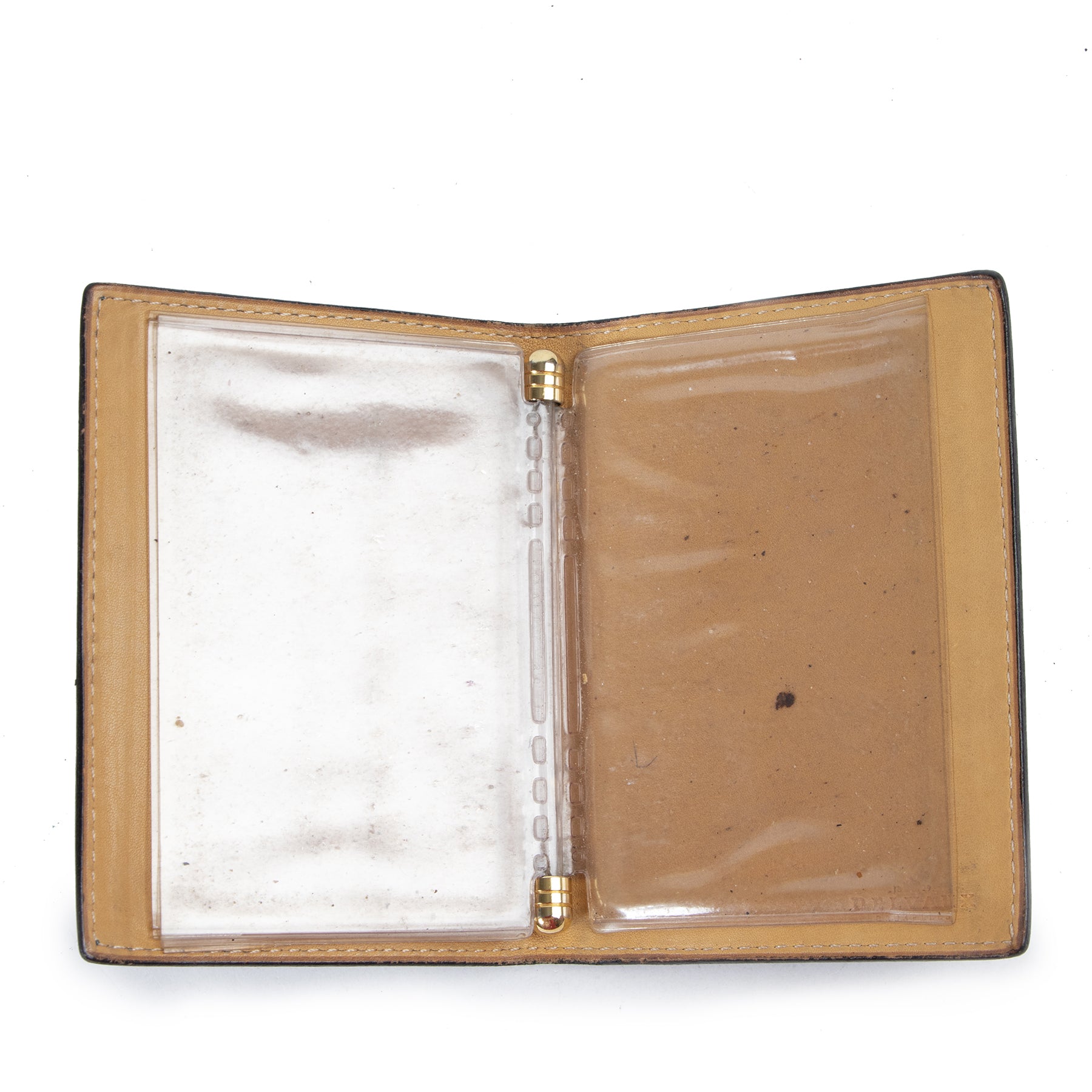 acheter en ligne seconde main Delvaux Green Card Holder