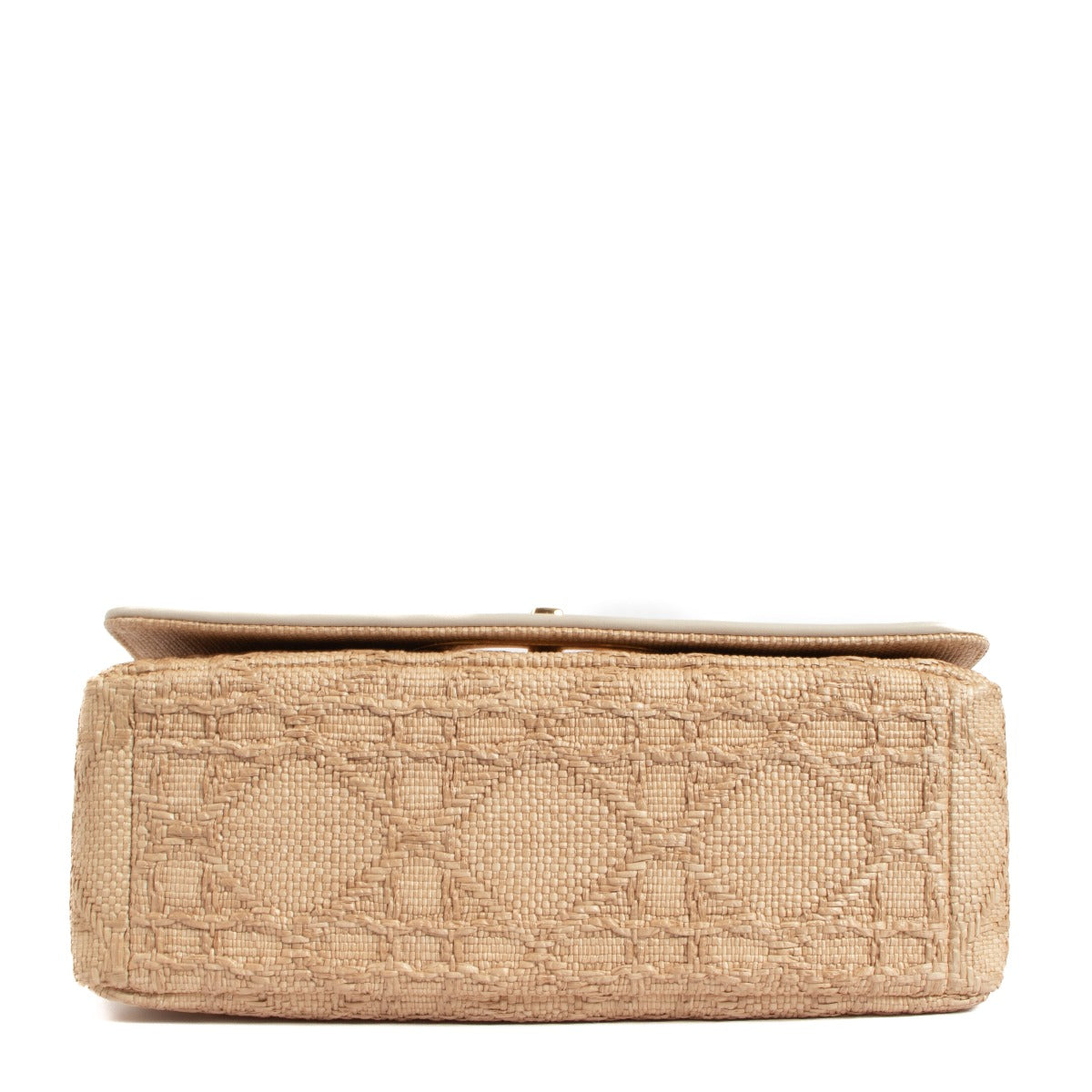Christian Dior Medium Caro Raffia Tas