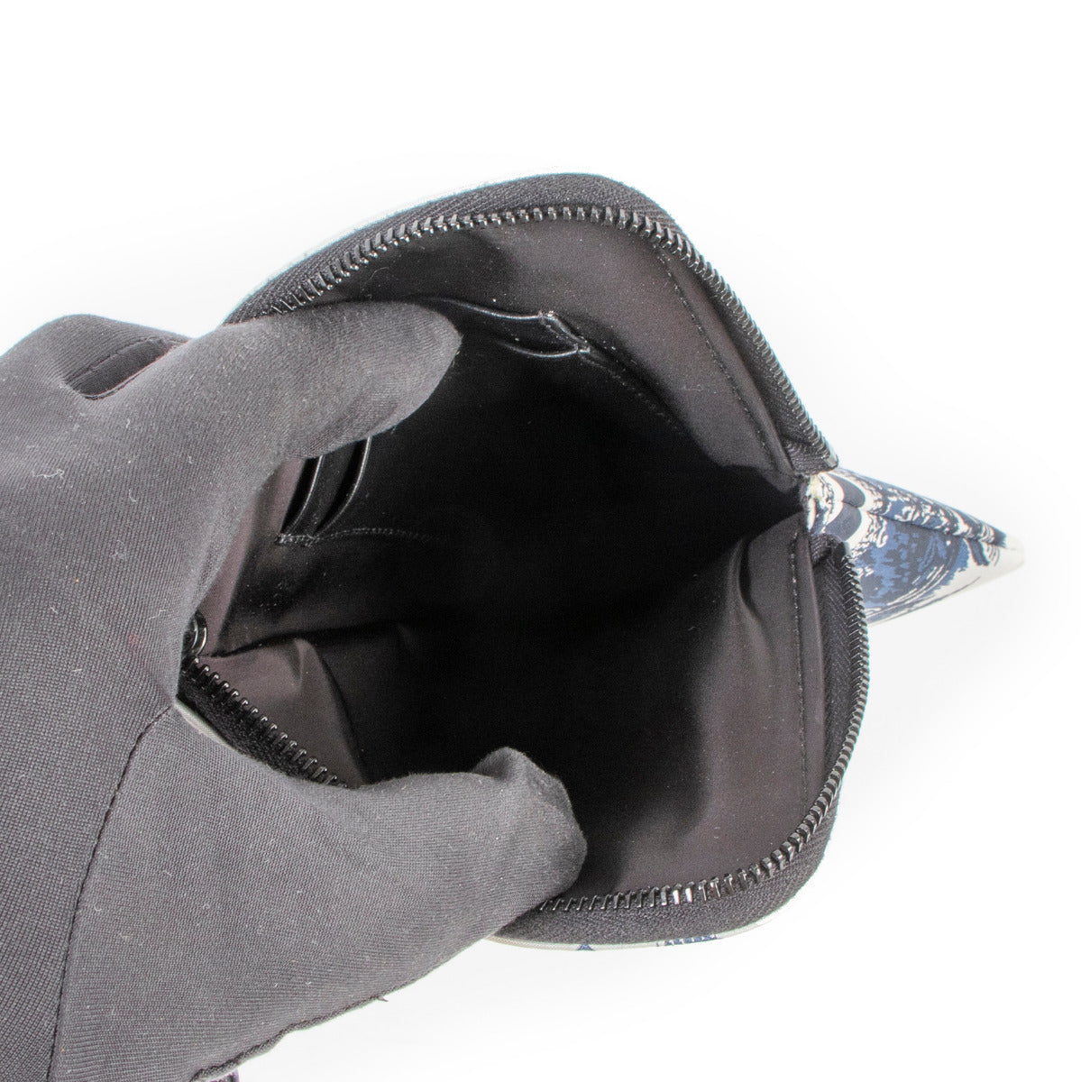 Pochette Christian Dior multifonctionnelle en toile brodée palmier