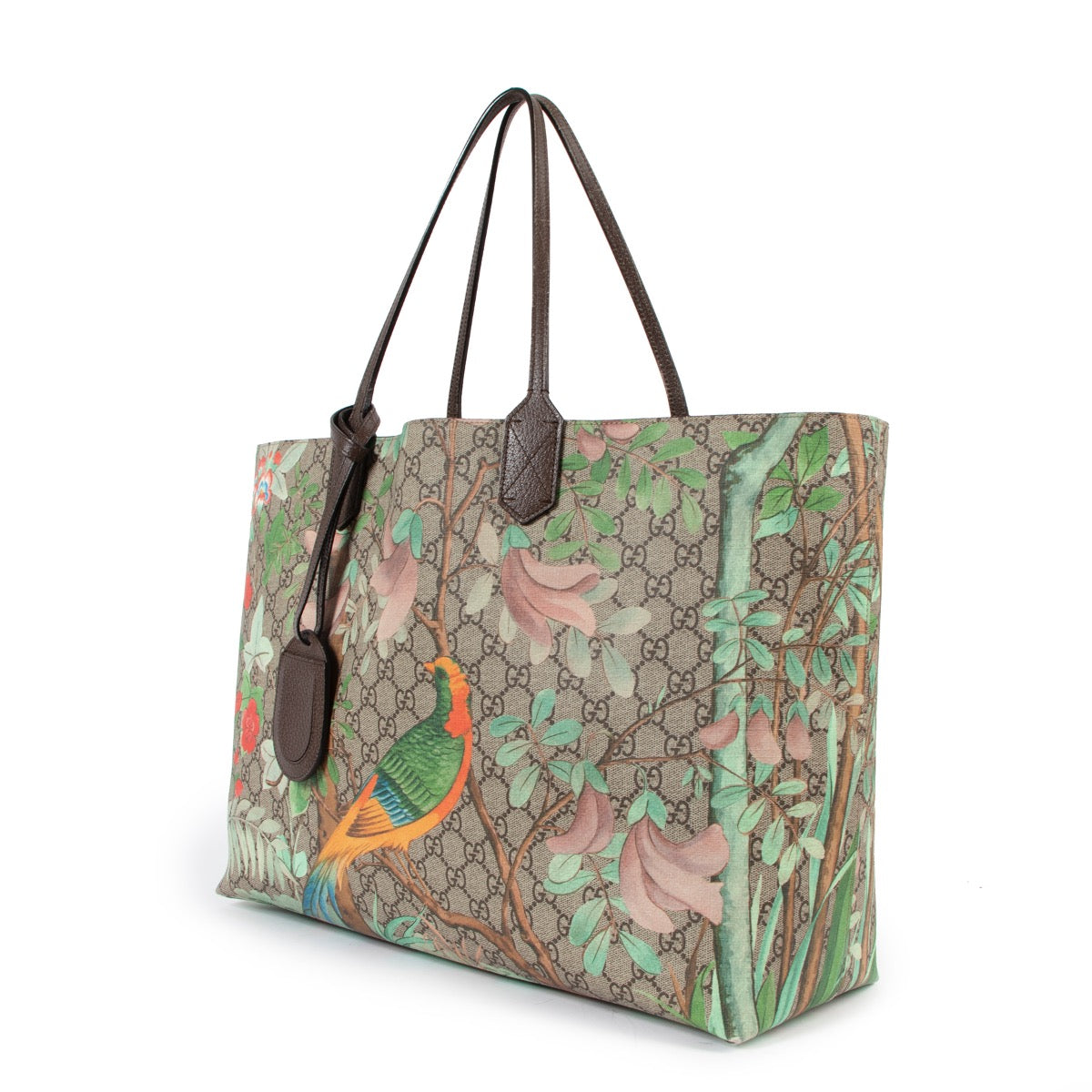 Buy a 100% authentic second hand Gucci Tian Soft GG Canvas Tote Bag at Labellov.com