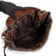 Get this Prada Brown Shoulder Bag at Labellov online or in store at Verlatstraat 15 in Antwerp in good condition and for a fair price.