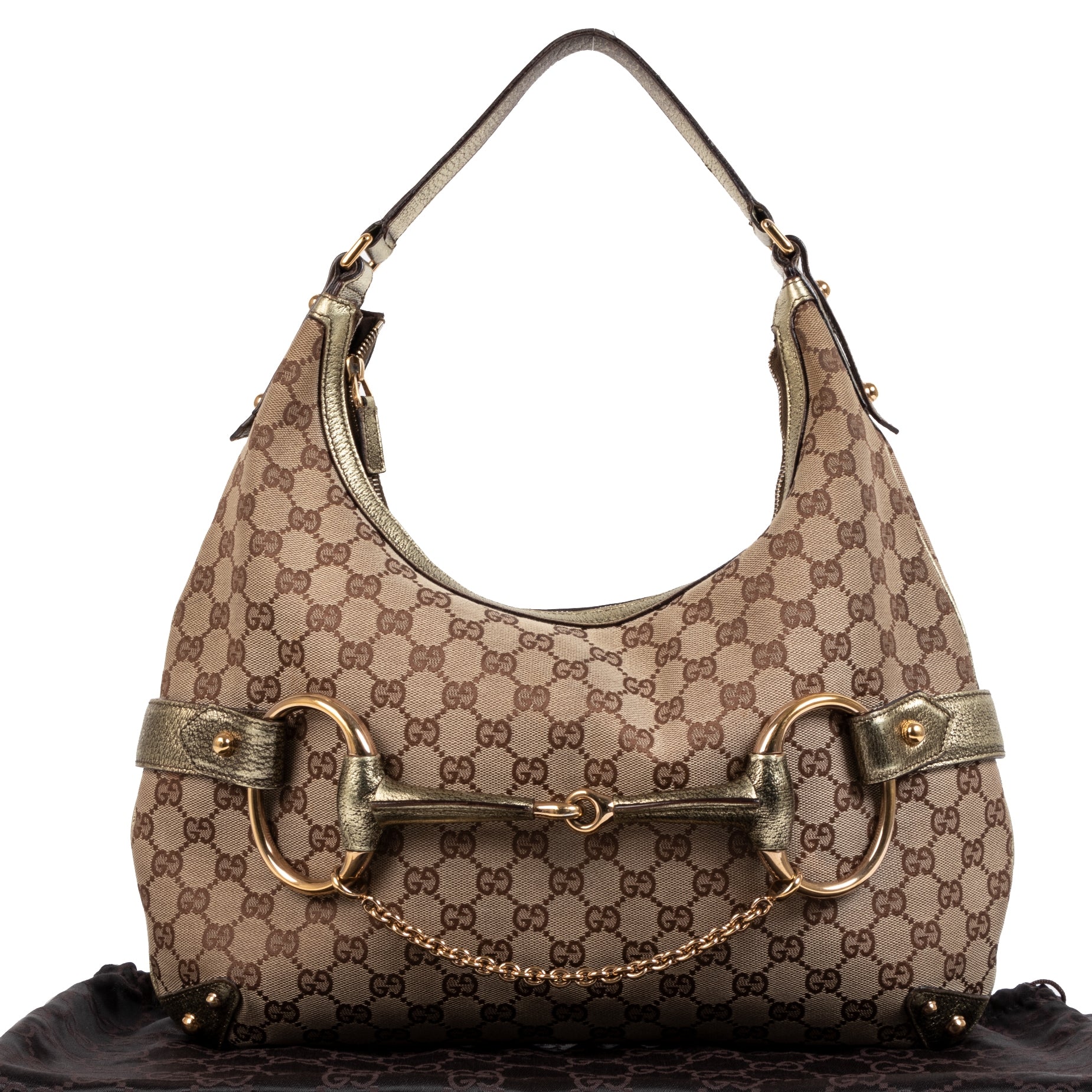 Gucci GG Monogram Metallic Hobo Bag acheter enlarge pour le meilleur prix