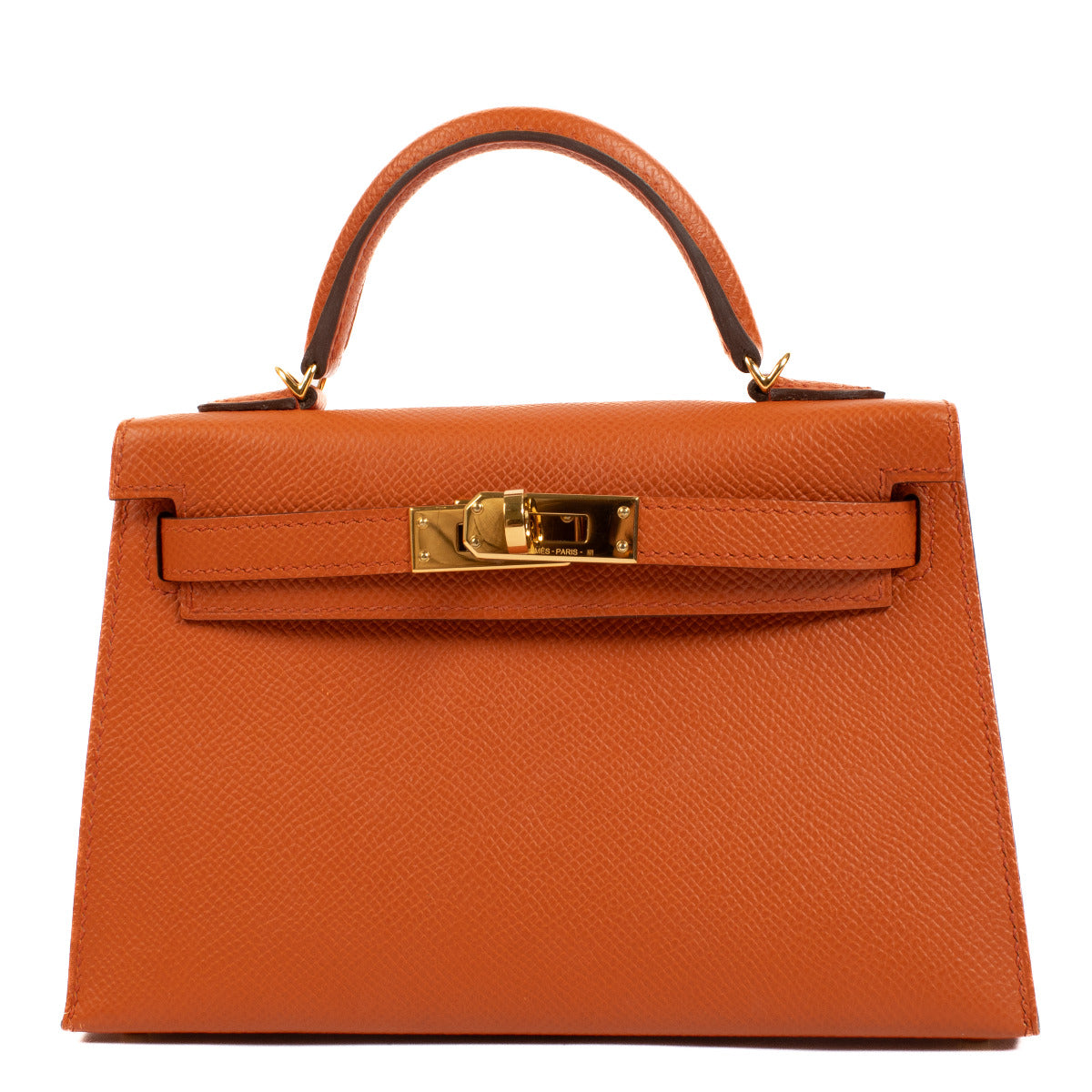 Hermès Kelly II Mini Veau Epsom Terre Battue GHW