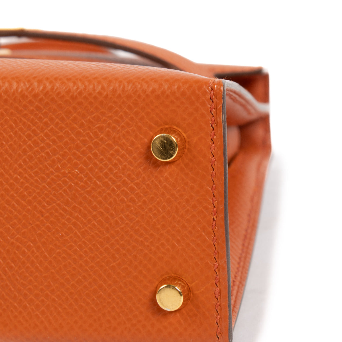 Hermès Kelly II Mini Veau Epsom Terre Battue GHW
