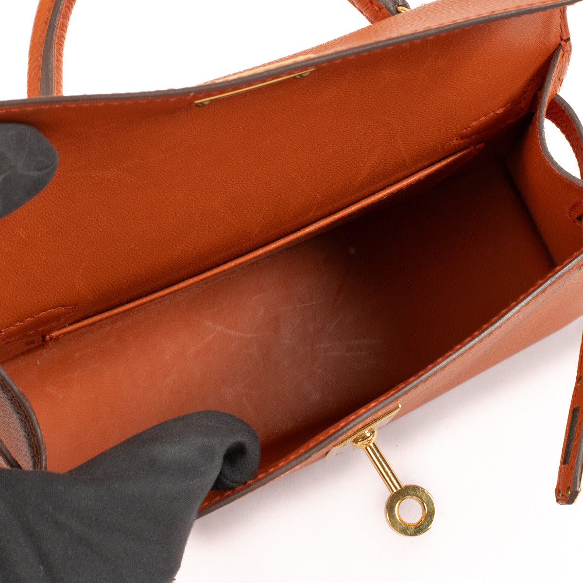 Hermès Kelly Mini II Terre Battue Epsom GHW
