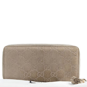 Gucci Monogram Embossed Zipper Wallet we buy and sell your bags