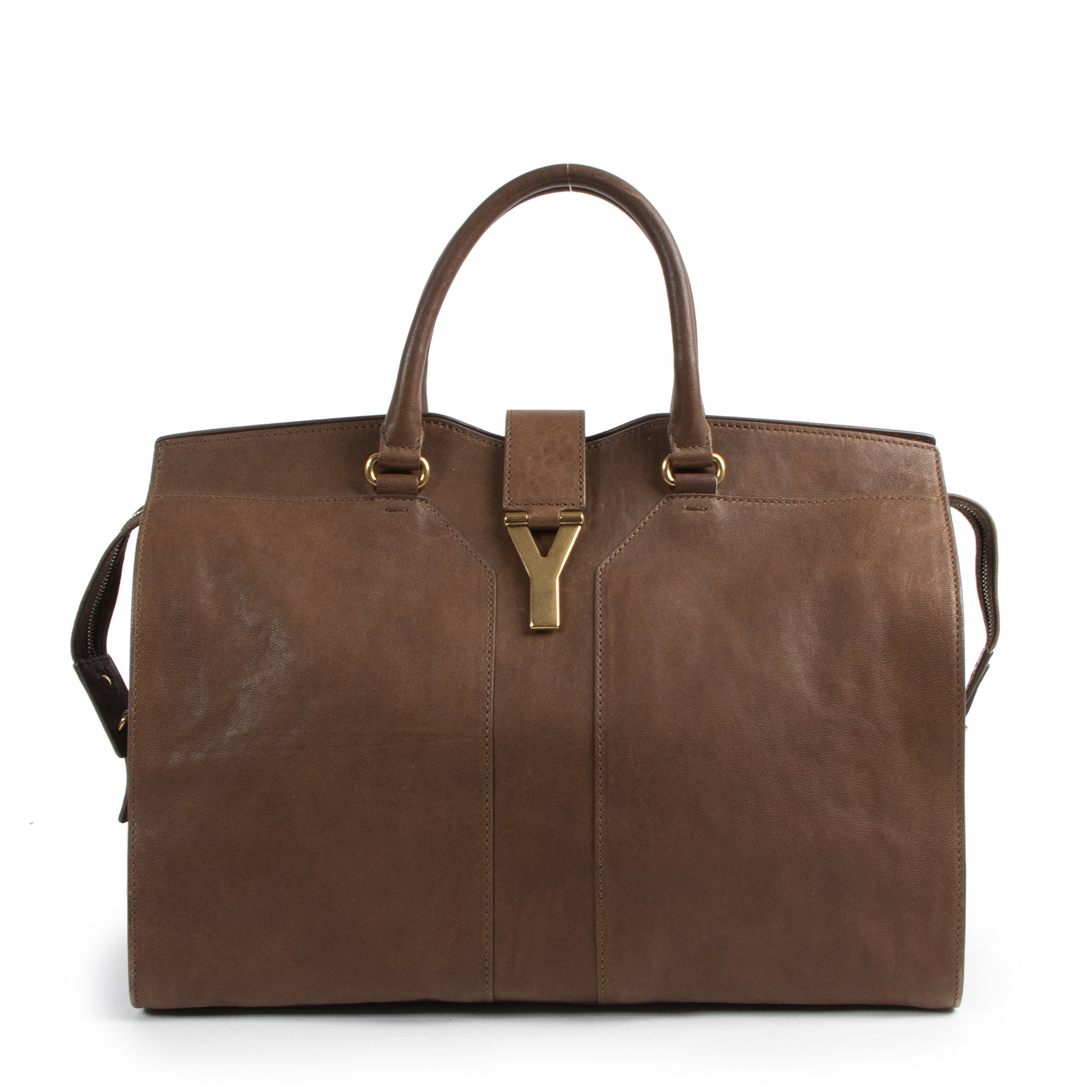 Yves Saint Laurent Brown Y Cabas te koop aan de beste prijs