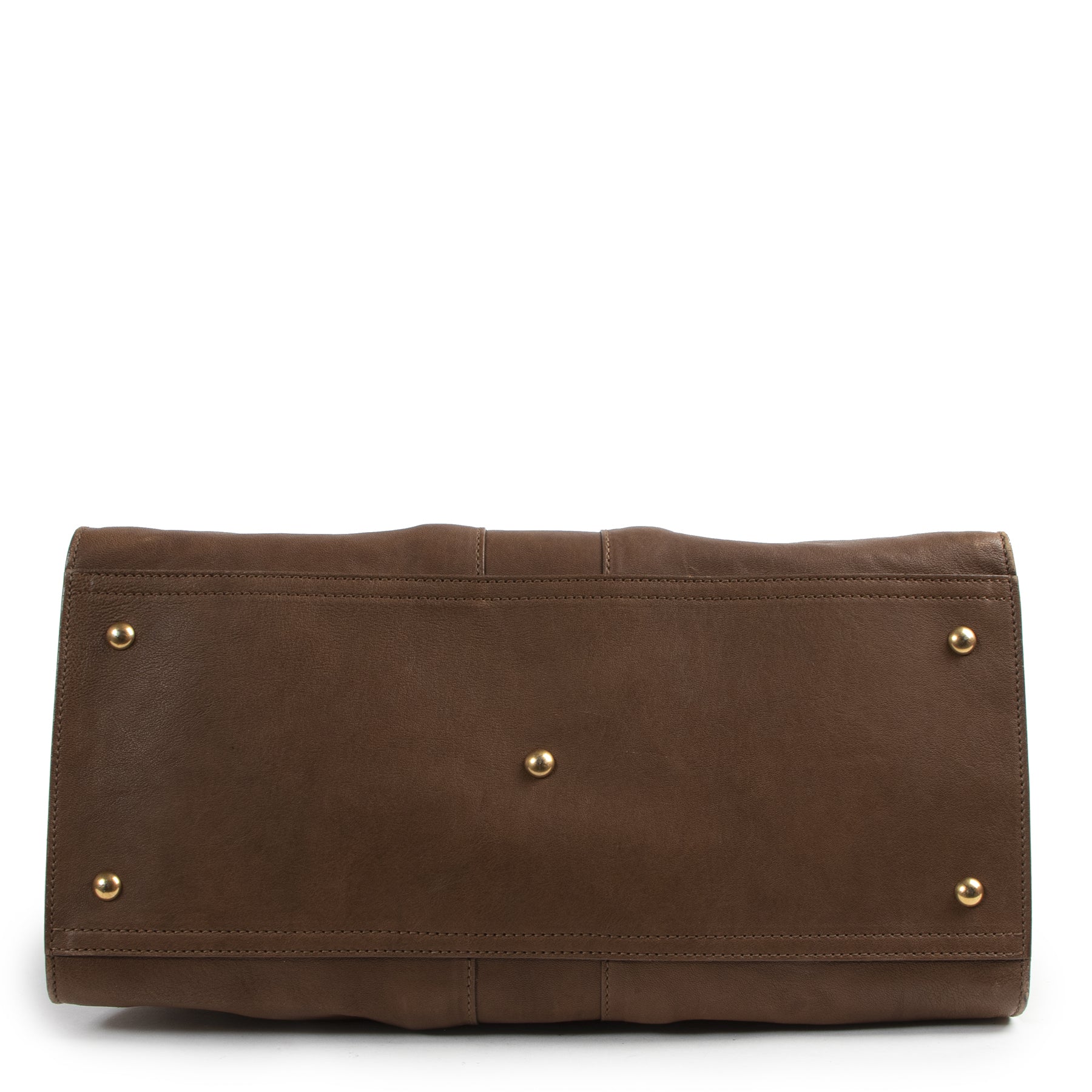 Yves Saint Laurent Brown Y Cabas