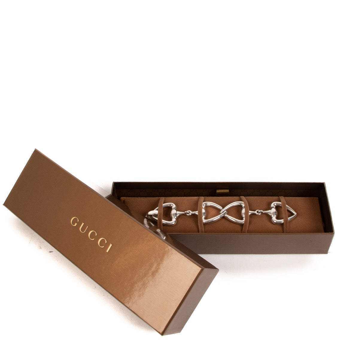 shop 100% authentic second hand Gucci Horsebit Sterling Silver Bracelet on Labellov.com