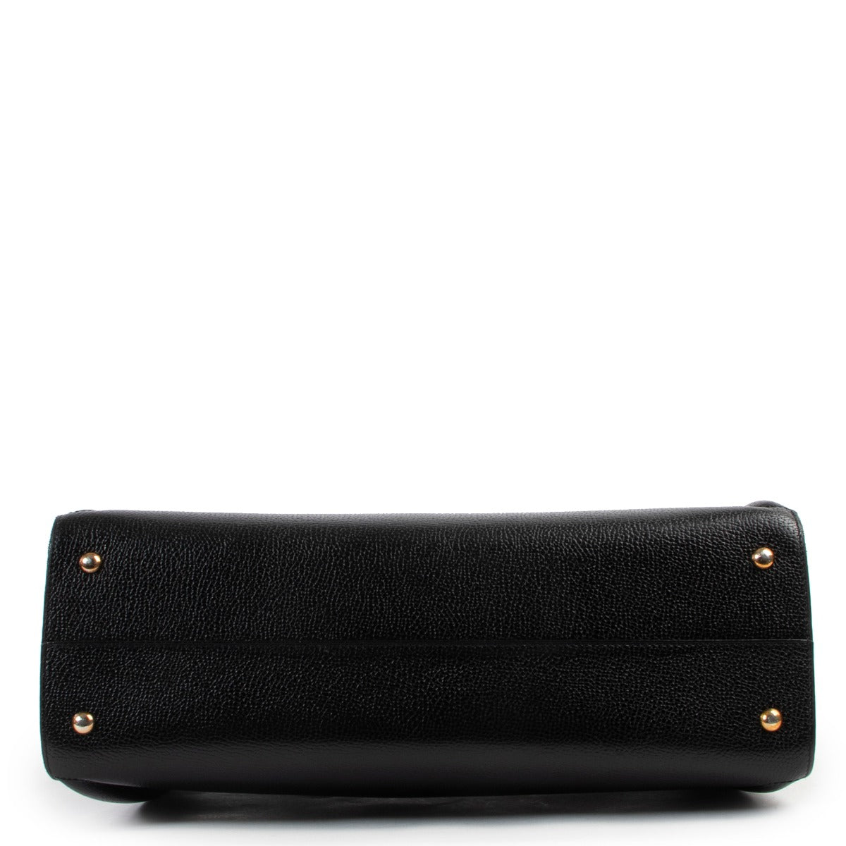 Delvaux Black Structured Trapeze Shoulder bag now for sale with good price