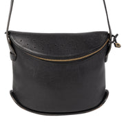 Authentieke Tweedehands Delvaux Black Idee Crossbody Bag juiste prijs veilig online shoppen luxe merken webshop winkelen Antwerpen België mode fashion