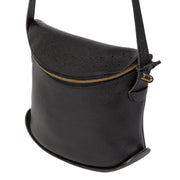 Authentieke Tweedehands Delvaux Black Idee Crossbody Bag juiste prijs veilig online shoppen luxe merken webshop winkelen Antwerpen België mode fashion