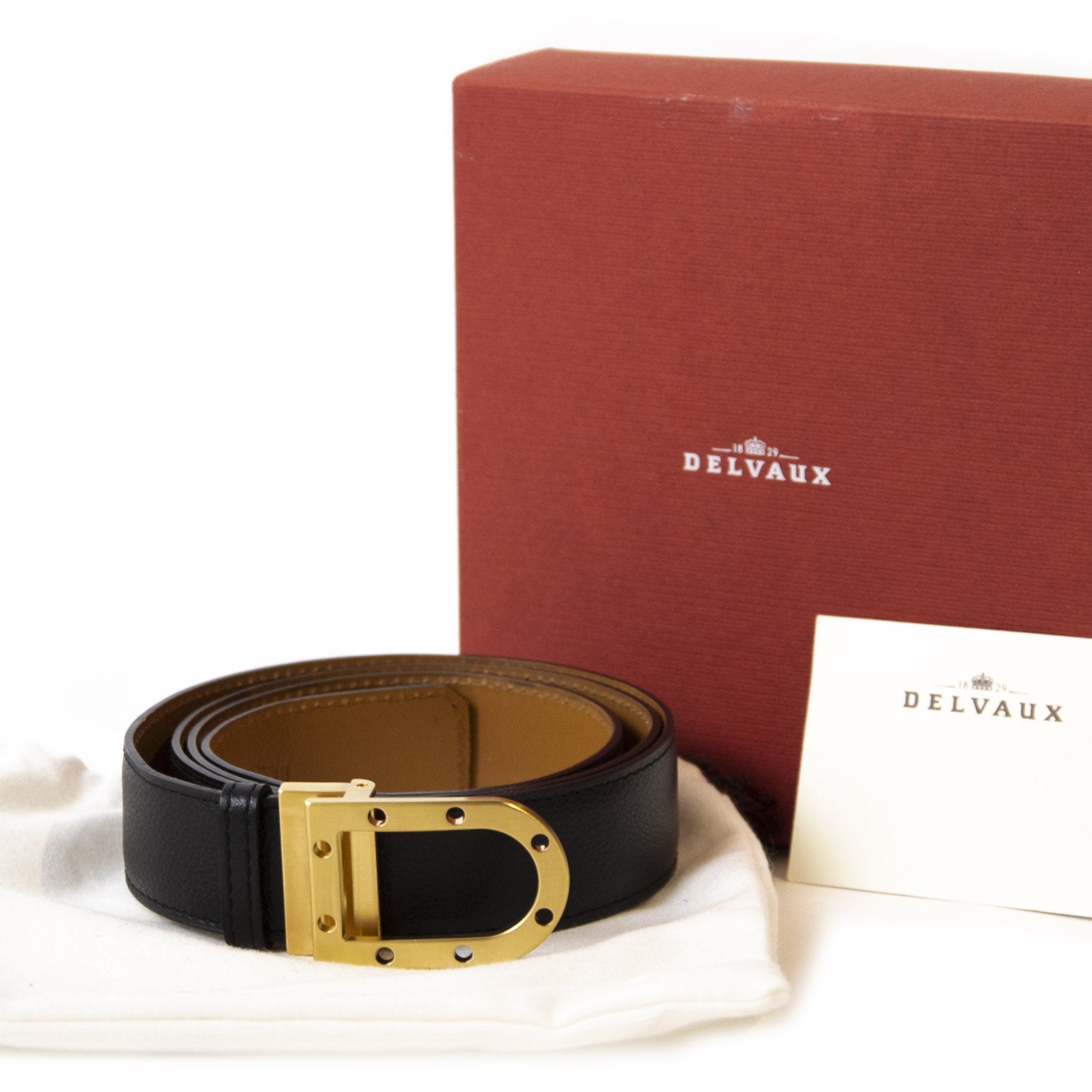 Delvaux D Louise Black Belt