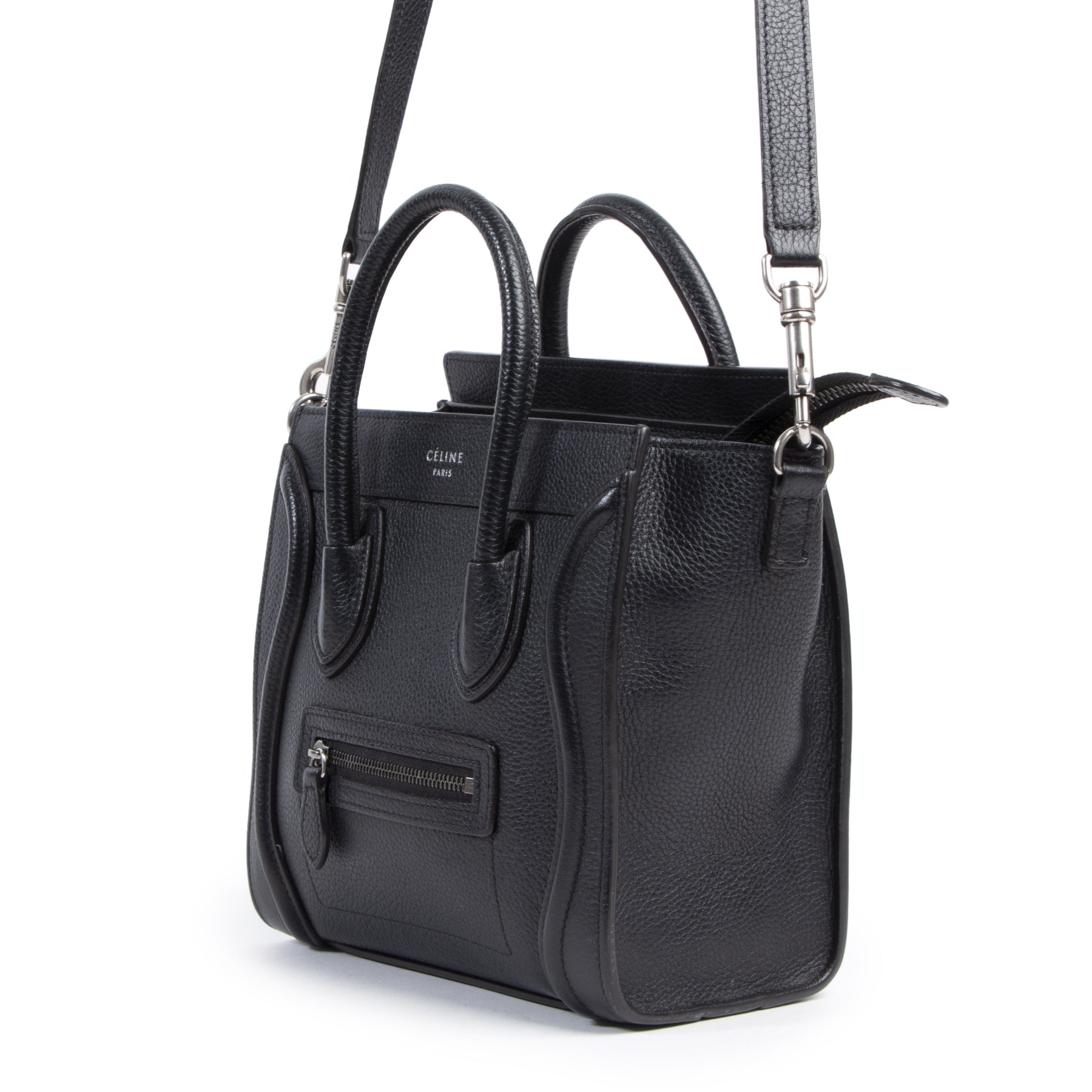 Buy and sell your preloved Céline Black Nano Luggage Tote