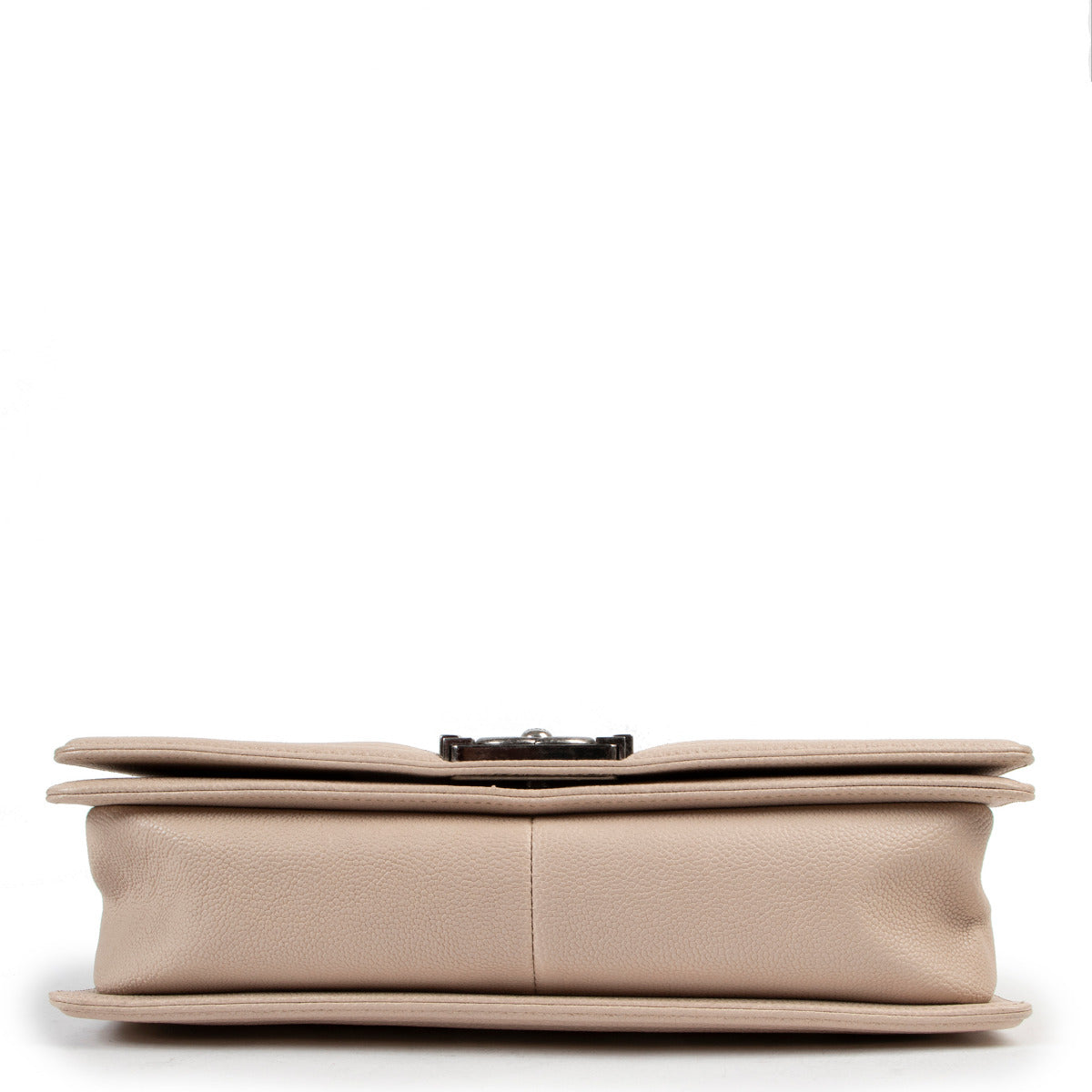 Chanel New Medium Classic Beige Boy Bag PHW