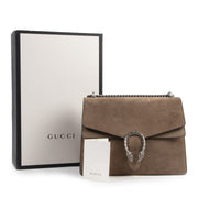 Buy and sell 100% authentic designer vintage Gucci Suede Beige Dionysus
