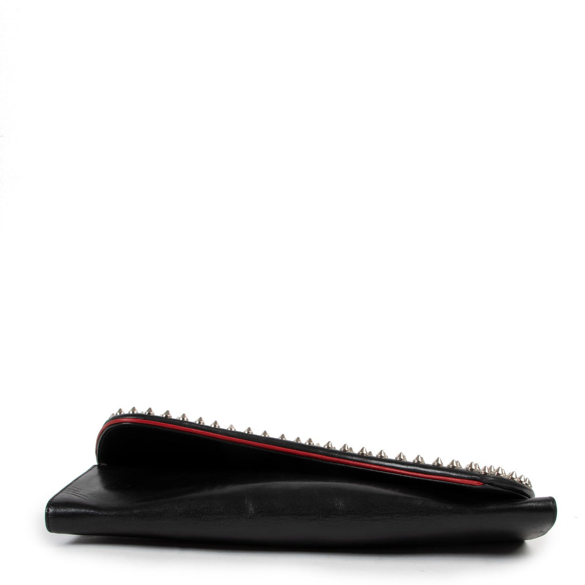 Christian Louboutin Black Pigalle Spikes Clutch