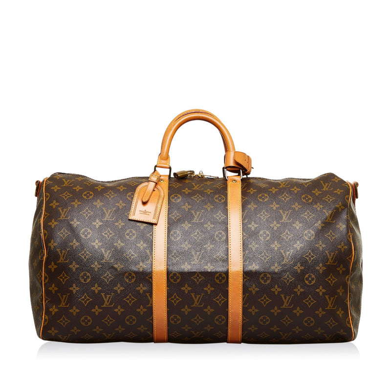 **nog niet online** Louis Vuitton Monogram Canvas Keepall 55 reistas