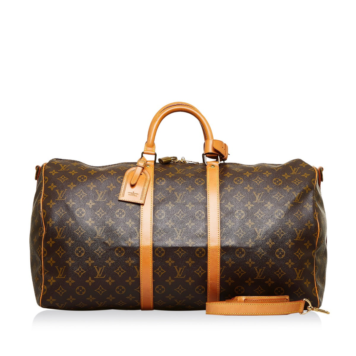 **nog niet online** Louis Vuitton Monogram Canvas Keepall 55 Travel Bag