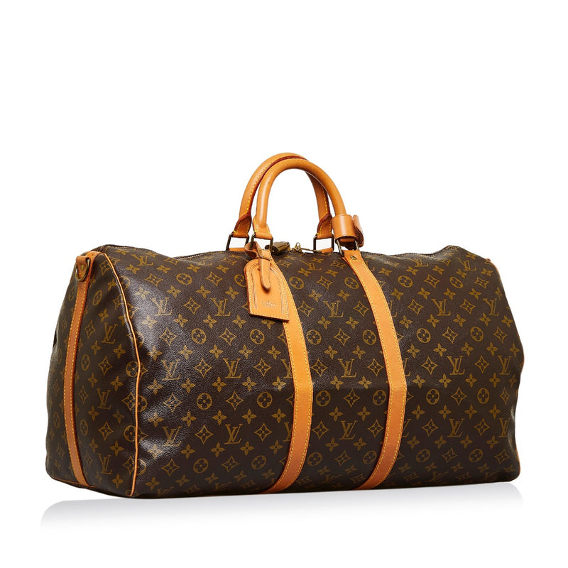 **nog niet online** Louis Vuitton Monogram Canvas Keepall 55 reistas