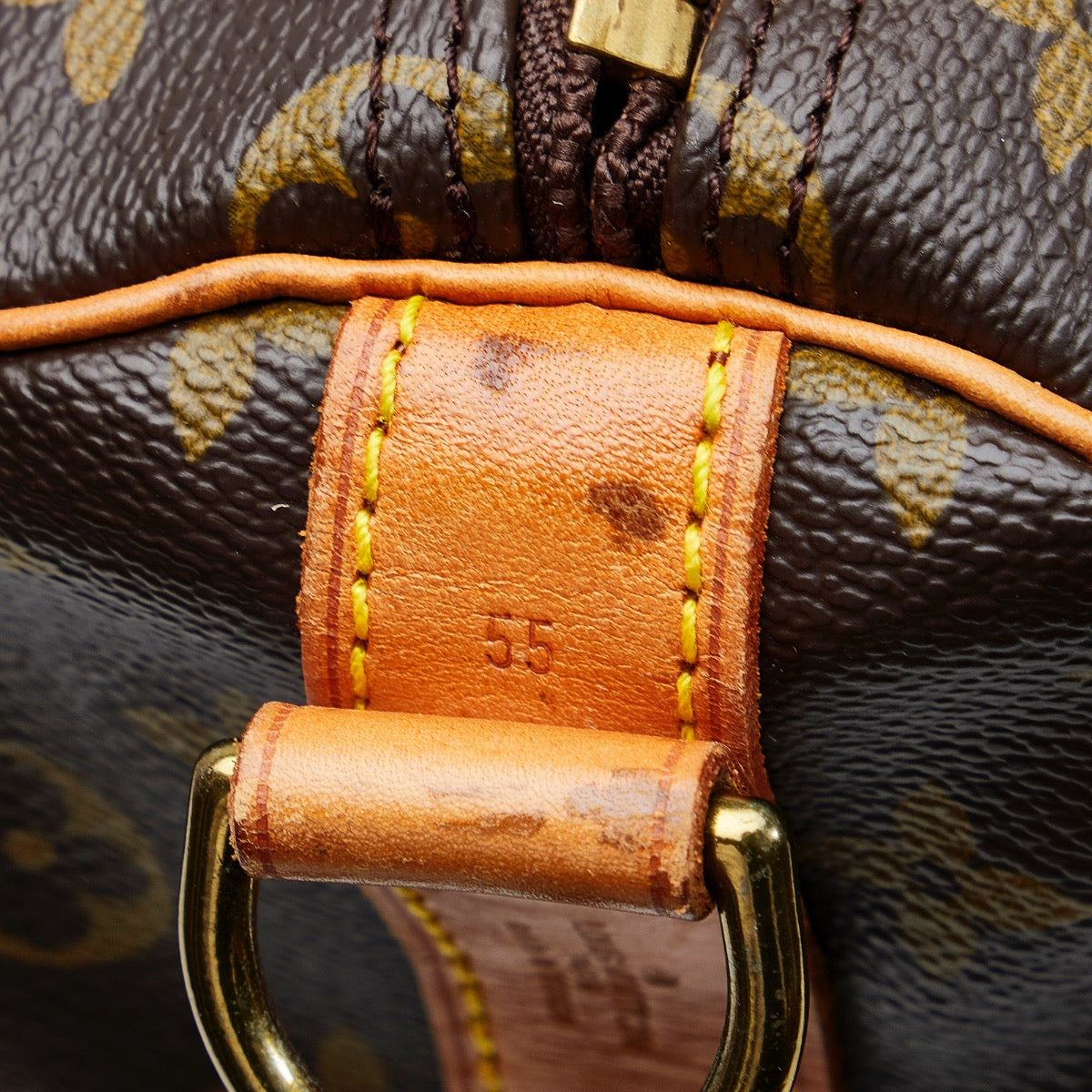 **nog niet online** Louis Vuitton Monogram Canvas Keepall 55 Travel Bag