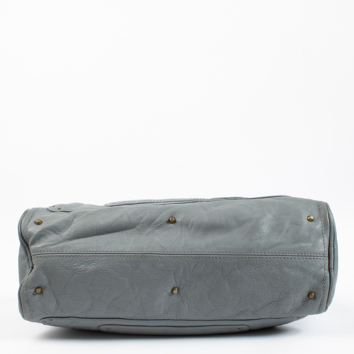 Shop 100% authentic Chloé Grey Padlock Shoulder Bag on Labellov.com