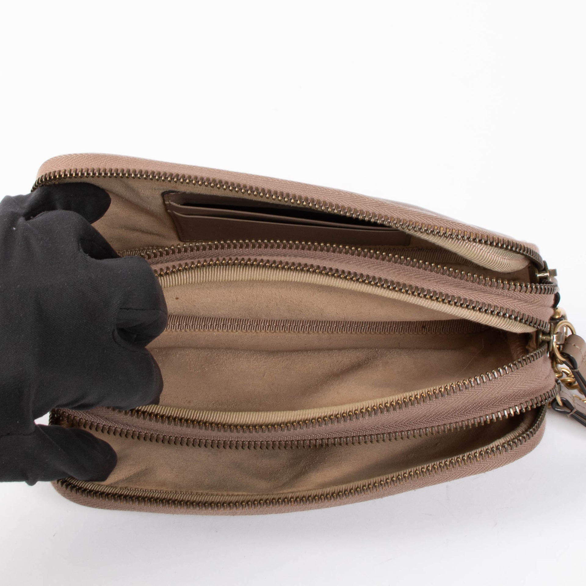 Gucci Beige GG Marmont Crossbody Bag