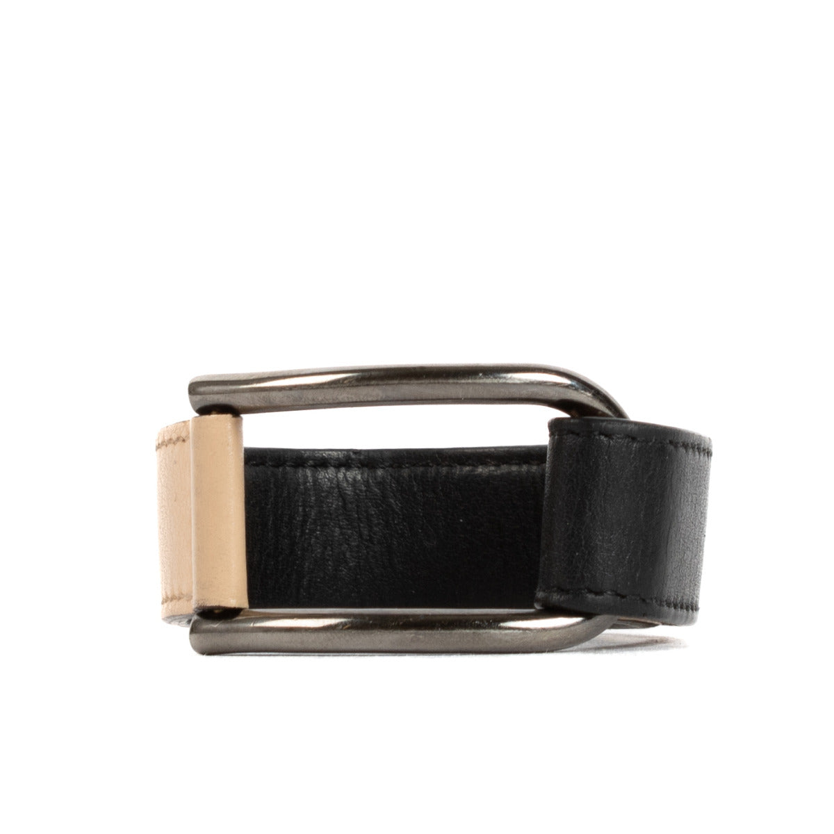 Delvaux Two-Tone Black & Nude Givry Bracelet