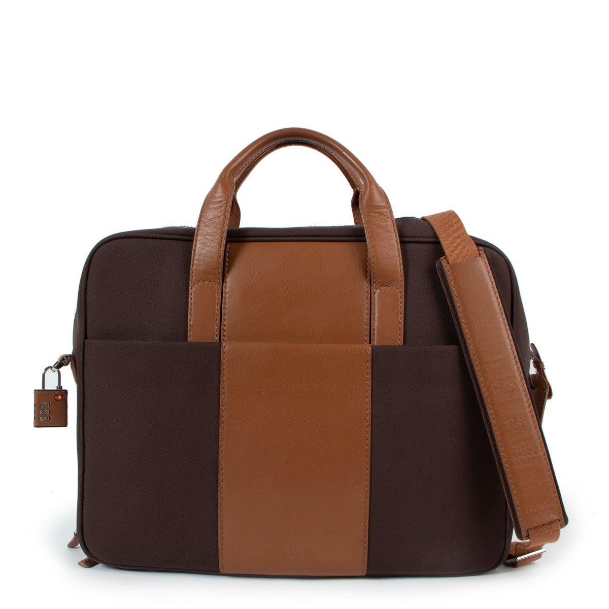 Delvaux Brown Airess Briefcase