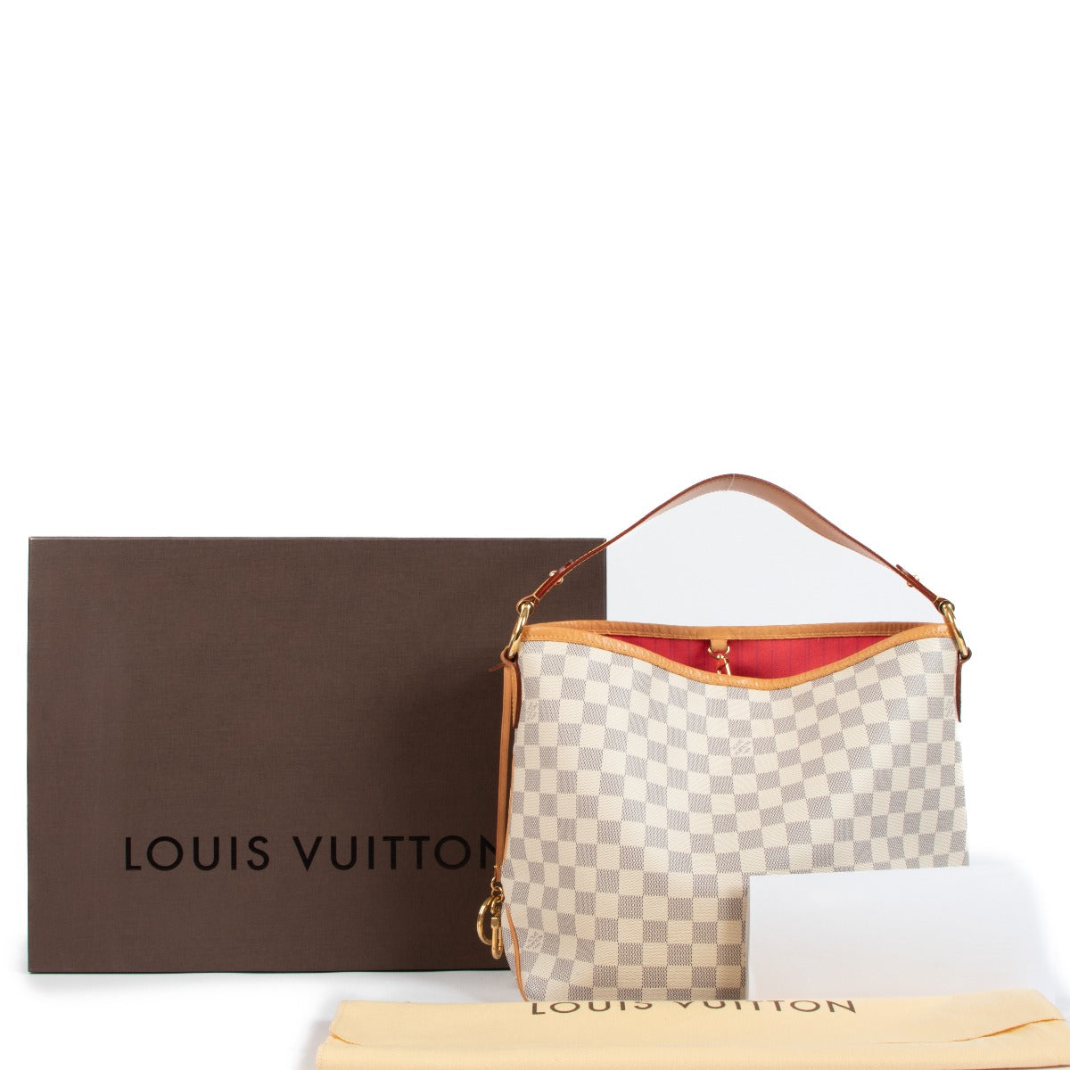 Louis Vuitton Delightful Damier Azur Shoulder Bag